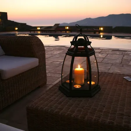 Syros With View And Pool Villa Posidhonía