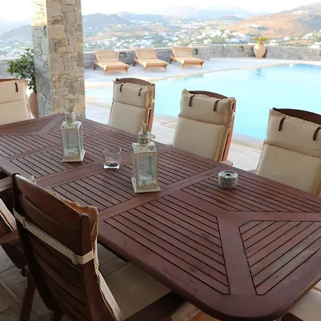 Syros With View And Pool Villa Posidhonía